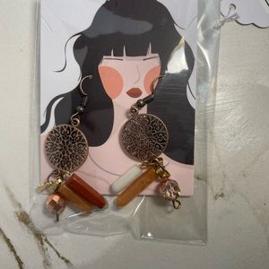 🥳Host pick: for best jewelry Pink champagne earrings